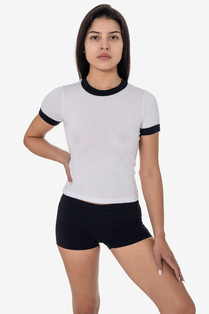 FF310 - Women's Poly Cotton Ringer Tee