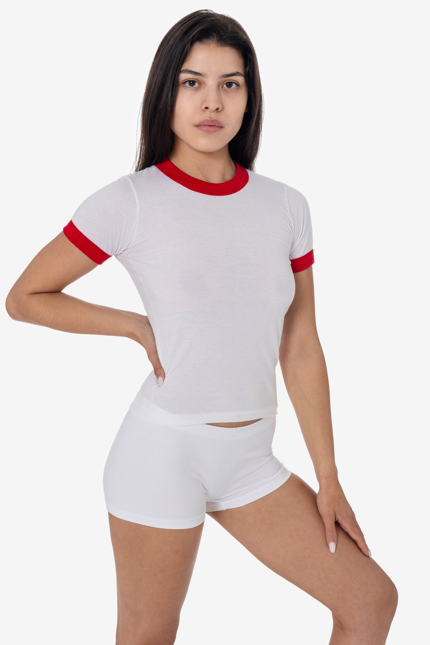 FF310 - Women's Poly Cotton Ringer Tee