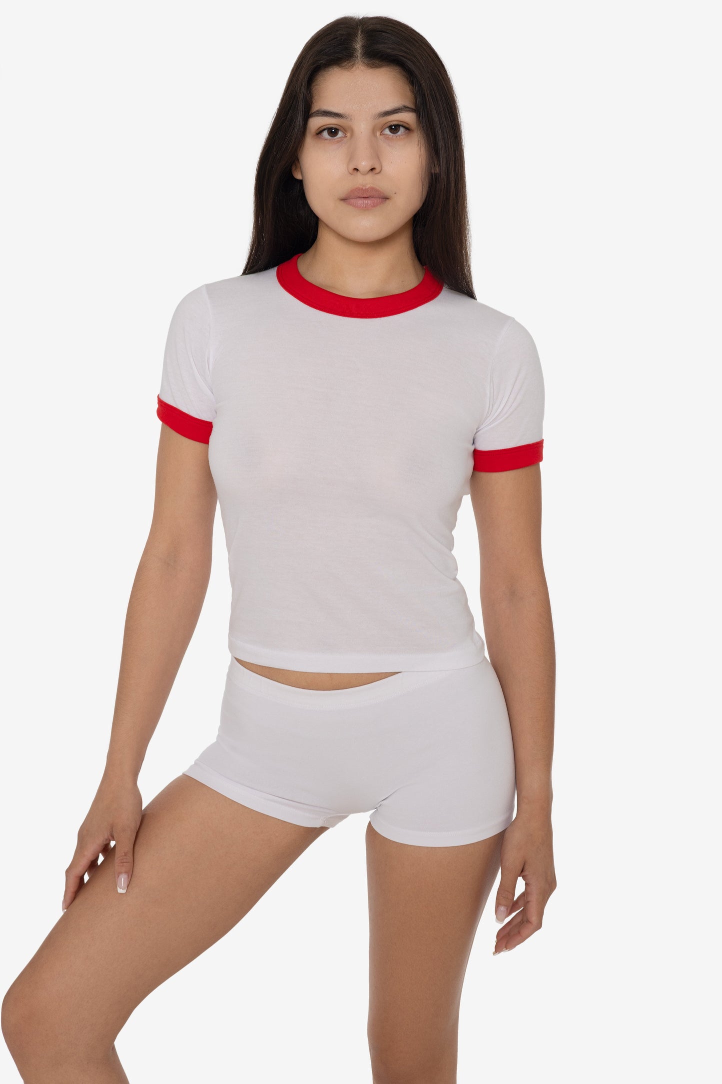 FF310 - Women's Poly Cotton Ringer Tee