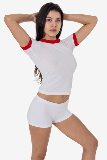 FF310 - Women's Poly Cotton Ringer Tee