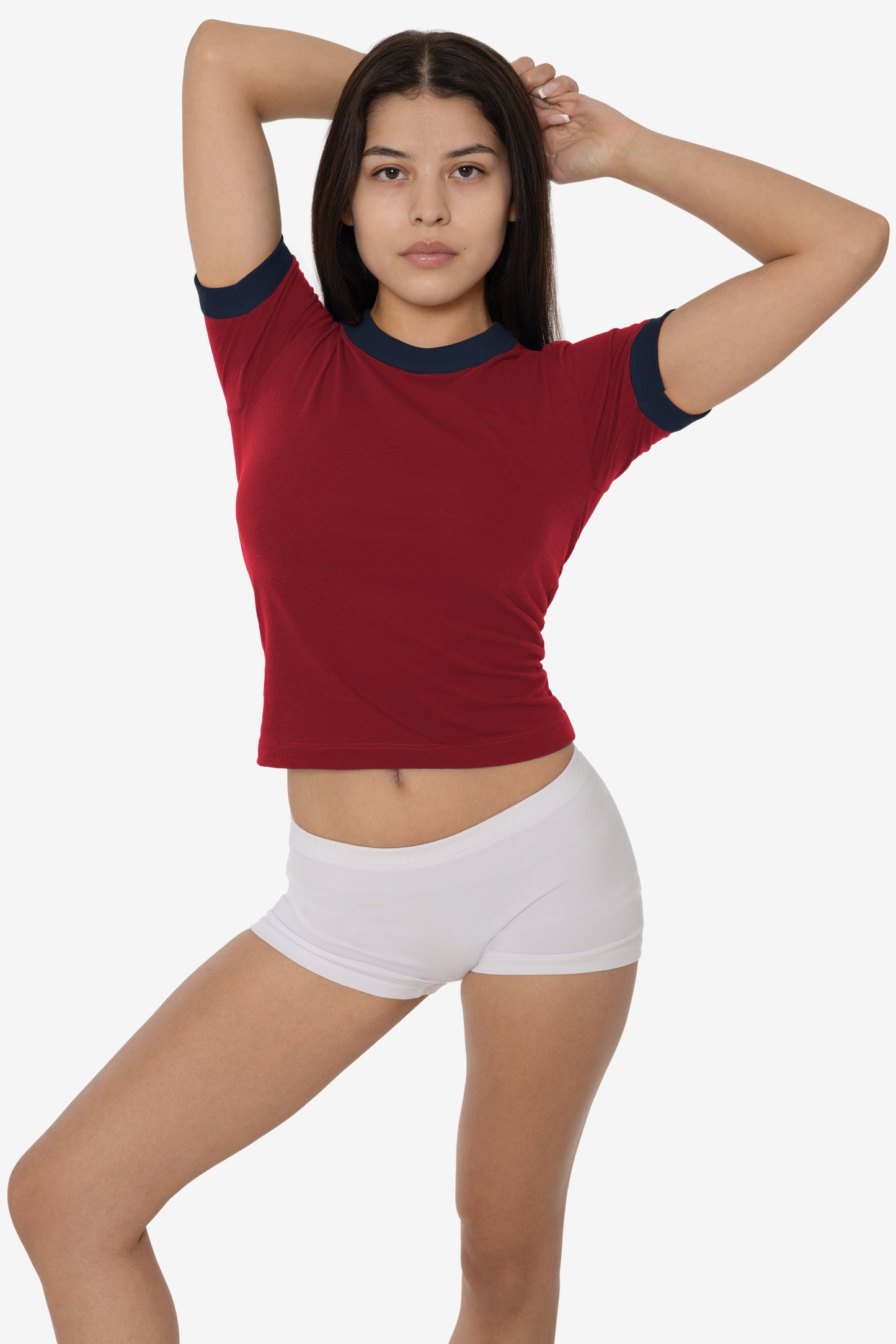 FF310 - Women's Poly Cotton Ringer Tee