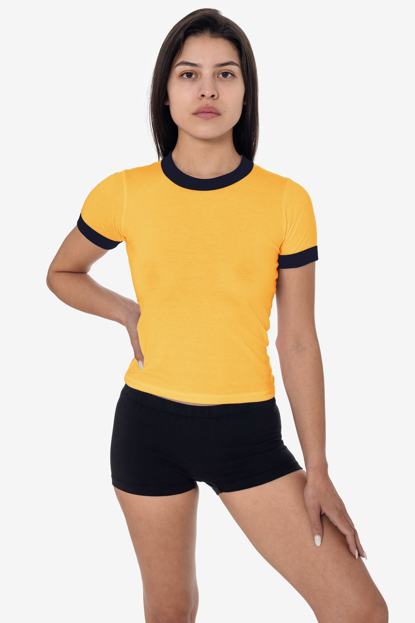 FF310 - Women's Poly Cotton Ringer Tee