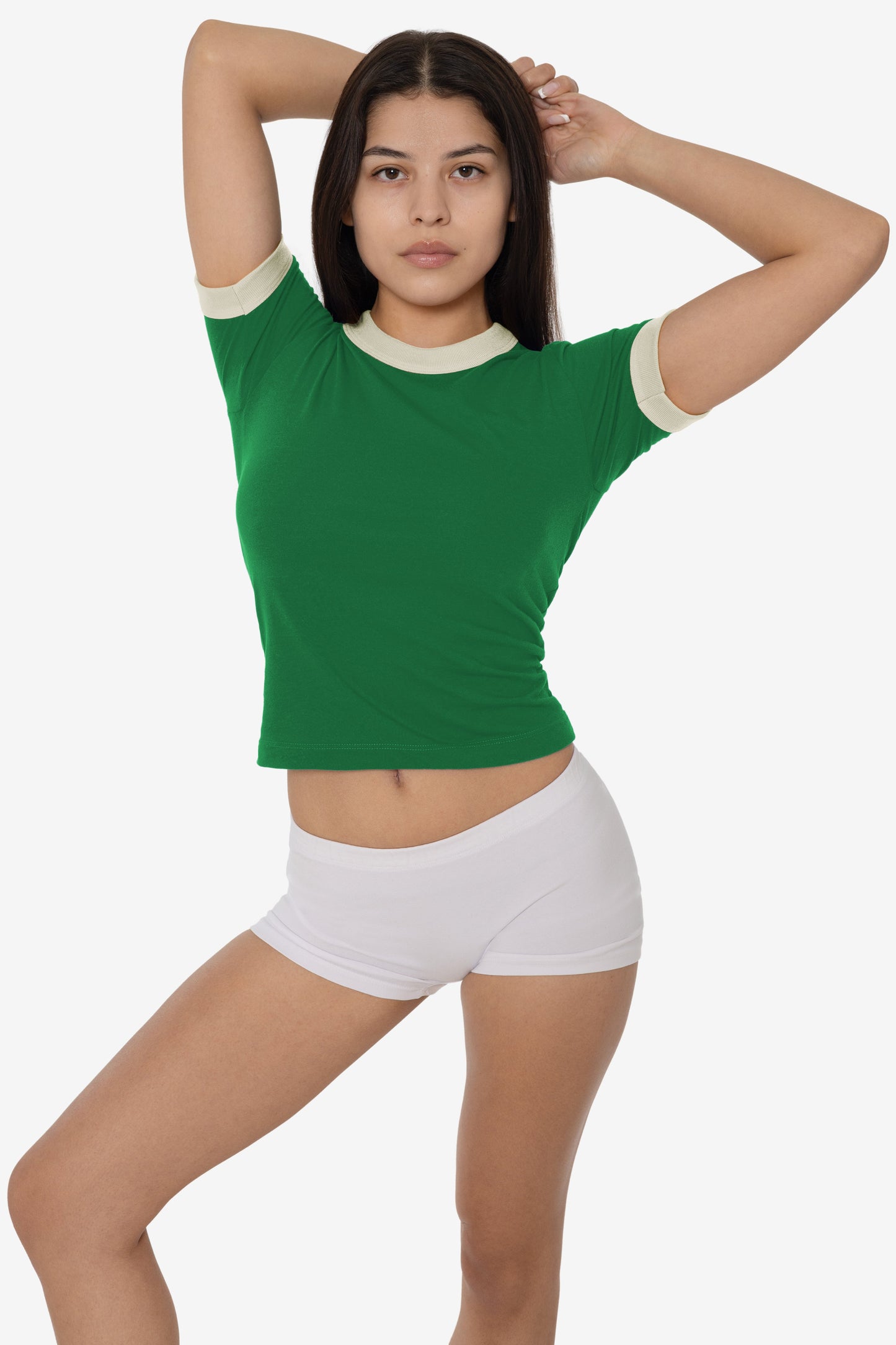 FF310 - Women's Poly Cotton Ringer Tee
