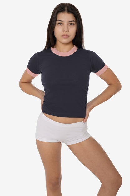 FF310 - Women's Poly Cotton Ringer Tee