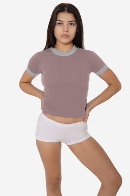FF310 - Women's Poly Cotton Ringer Tee