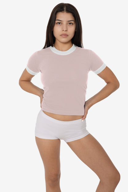 FF310 - Women's Poly Cotton Ringer Tee