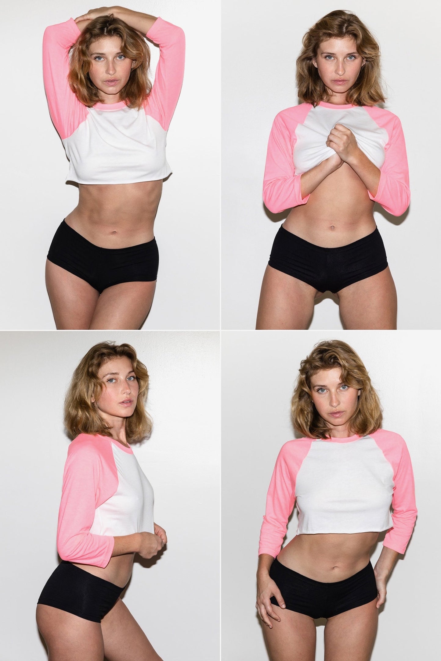 FF354 - Poly Cotton Cropped Raglan