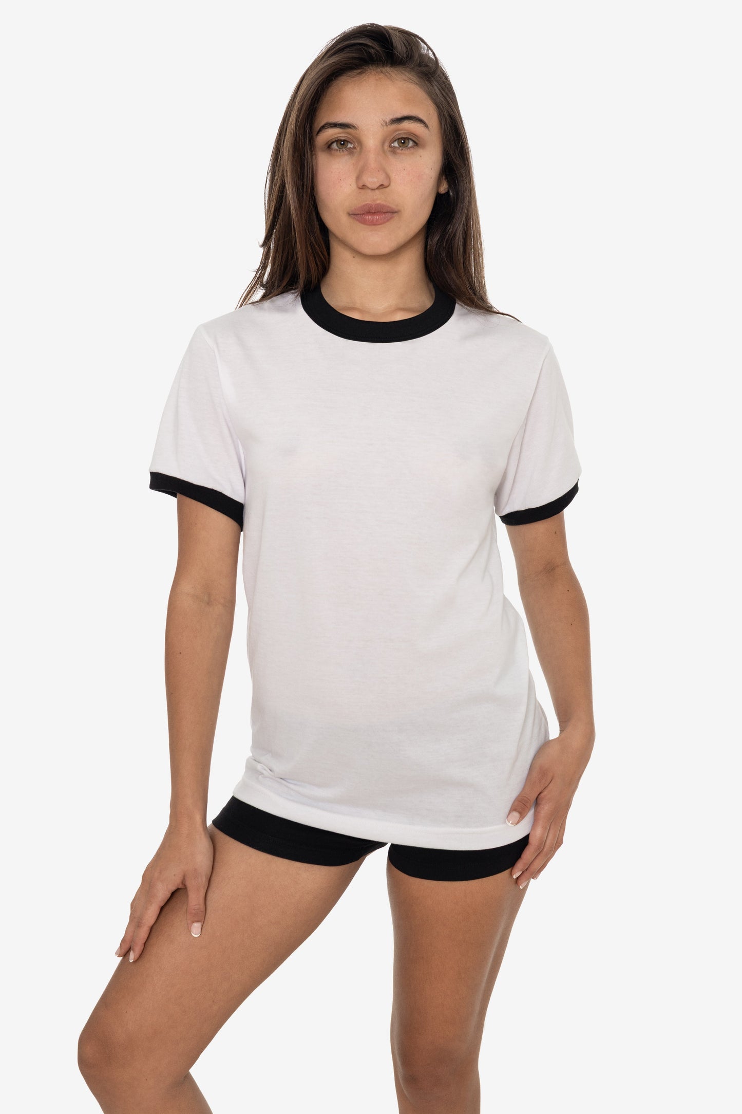 FF410 - Men's Poly Cotton Ringer Tee