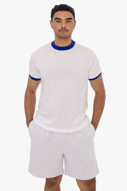 FF410 - Men's Poly Cotton Ringer Tee