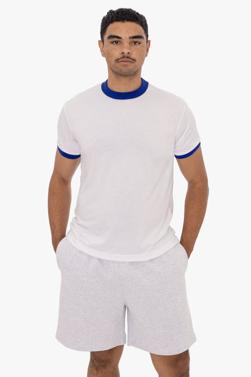 FF410 - Men's Poly Cotton Ringer Tee