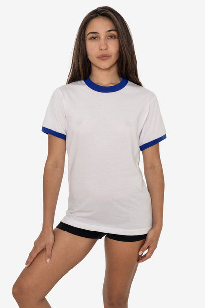 FF410 - Men's Poly Cotton Ringer Tee