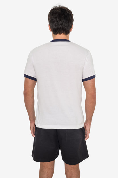 FF410 - Men's Poly Cotton Ringer Tee