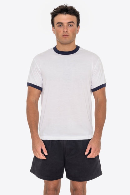 FF410 - Men's Poly Cotton Ringer Tee