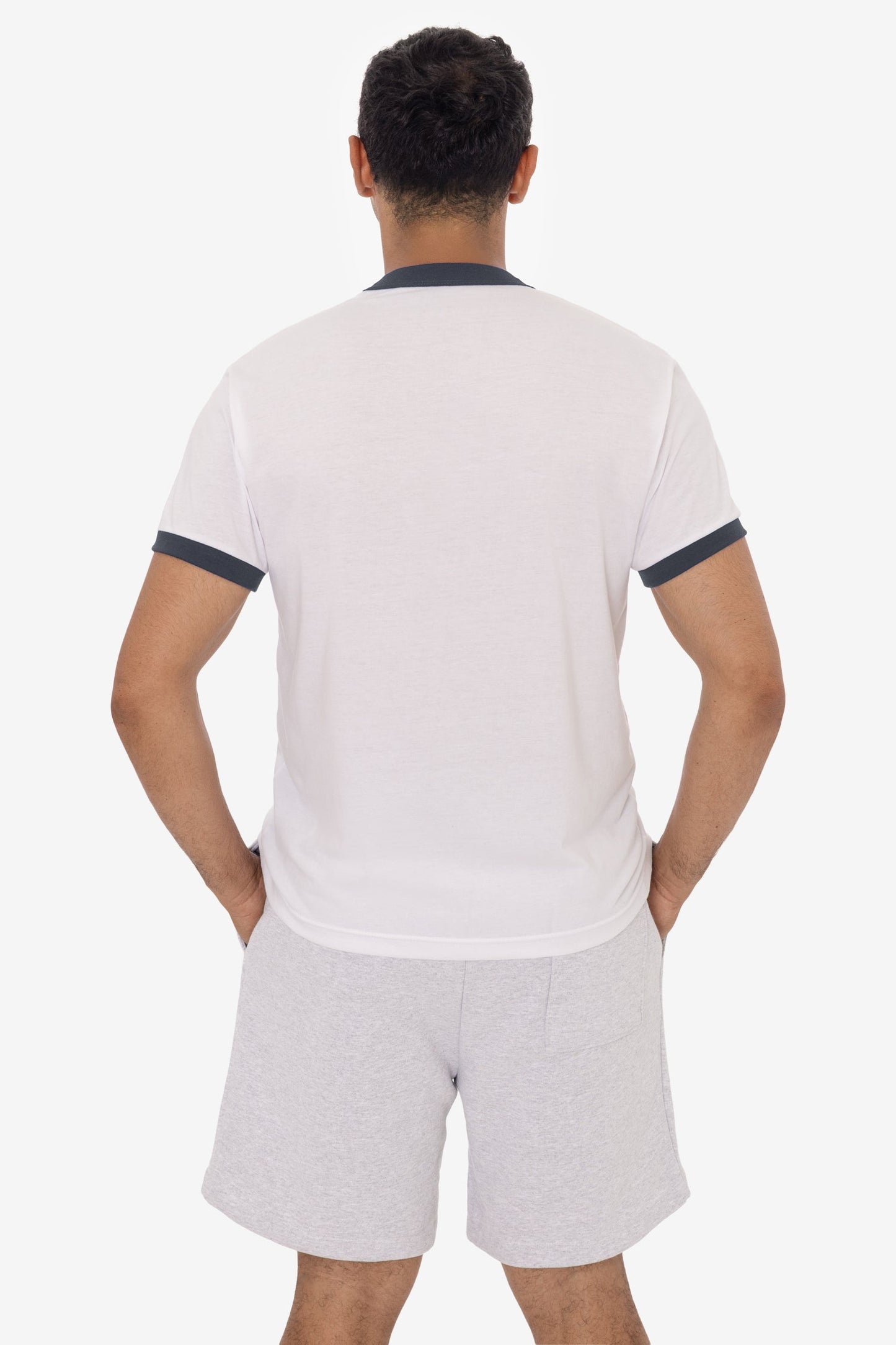 FF410 - Men's Poly Cotton Ringer Tee