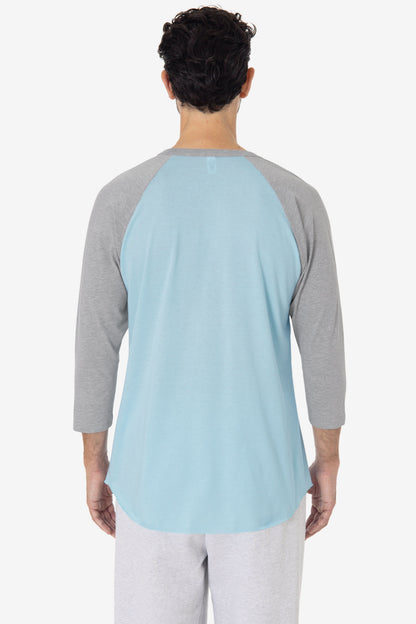 FF53 - 3/4 Sleeve Poly Cotton Raglan