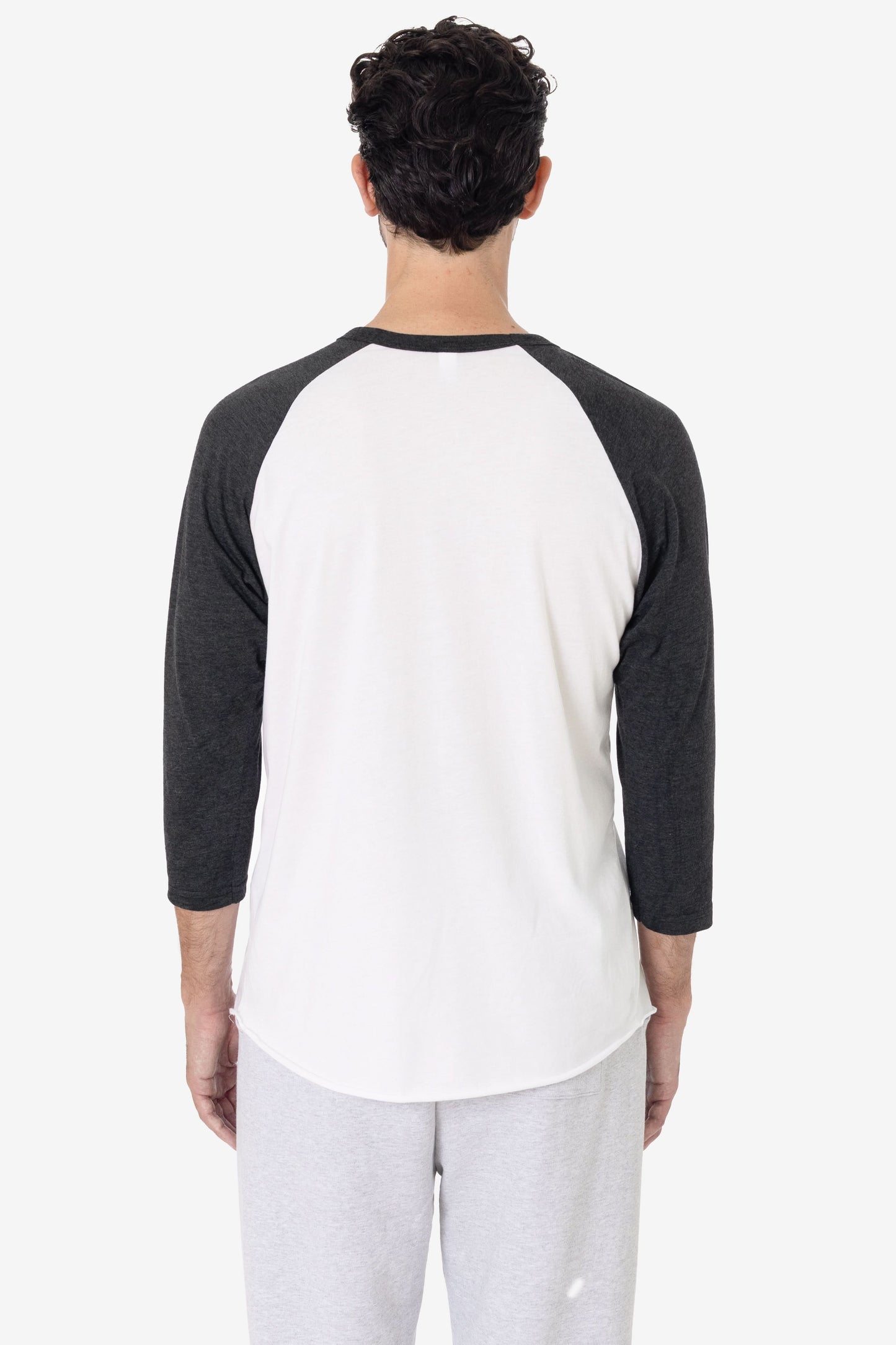 FF53 - 3/4 Sleeve Poly Cotton Raglan
