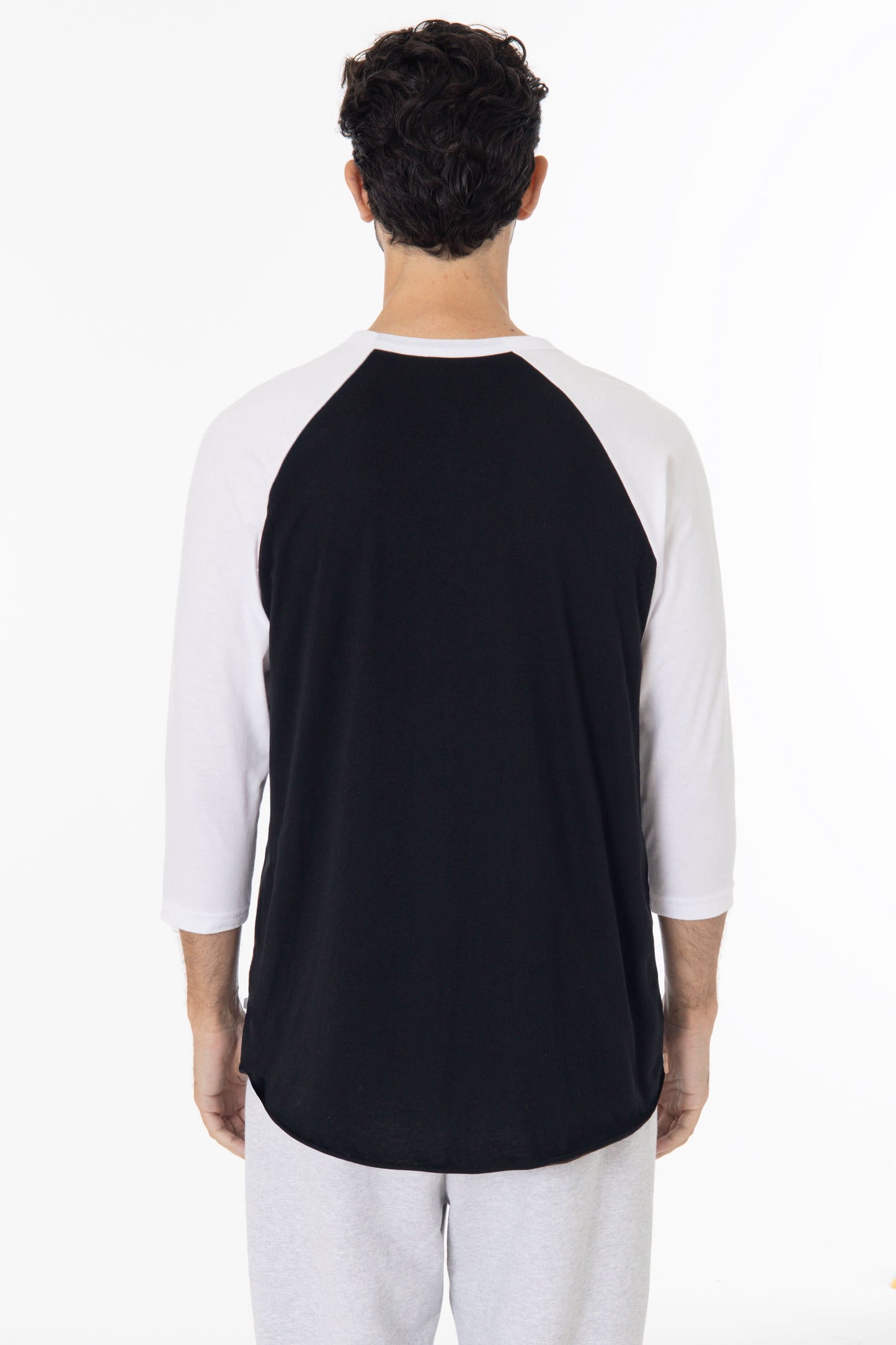 FF53 - 3/4 Sleeve Poly Cotton Raglan