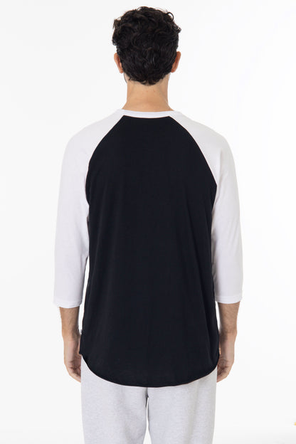 FF53 - 3/4 Sleeve Poly Cotton Raglan