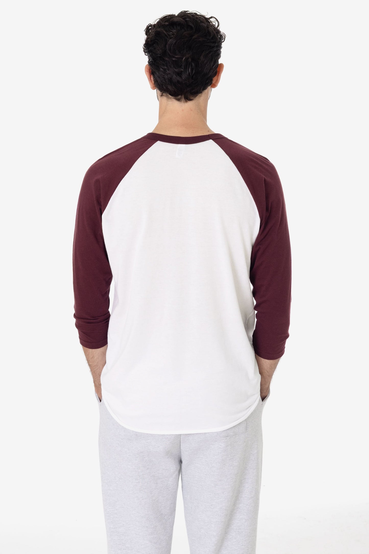 FF53 - 3/4 Sleeve Poly Cotton Raglan
