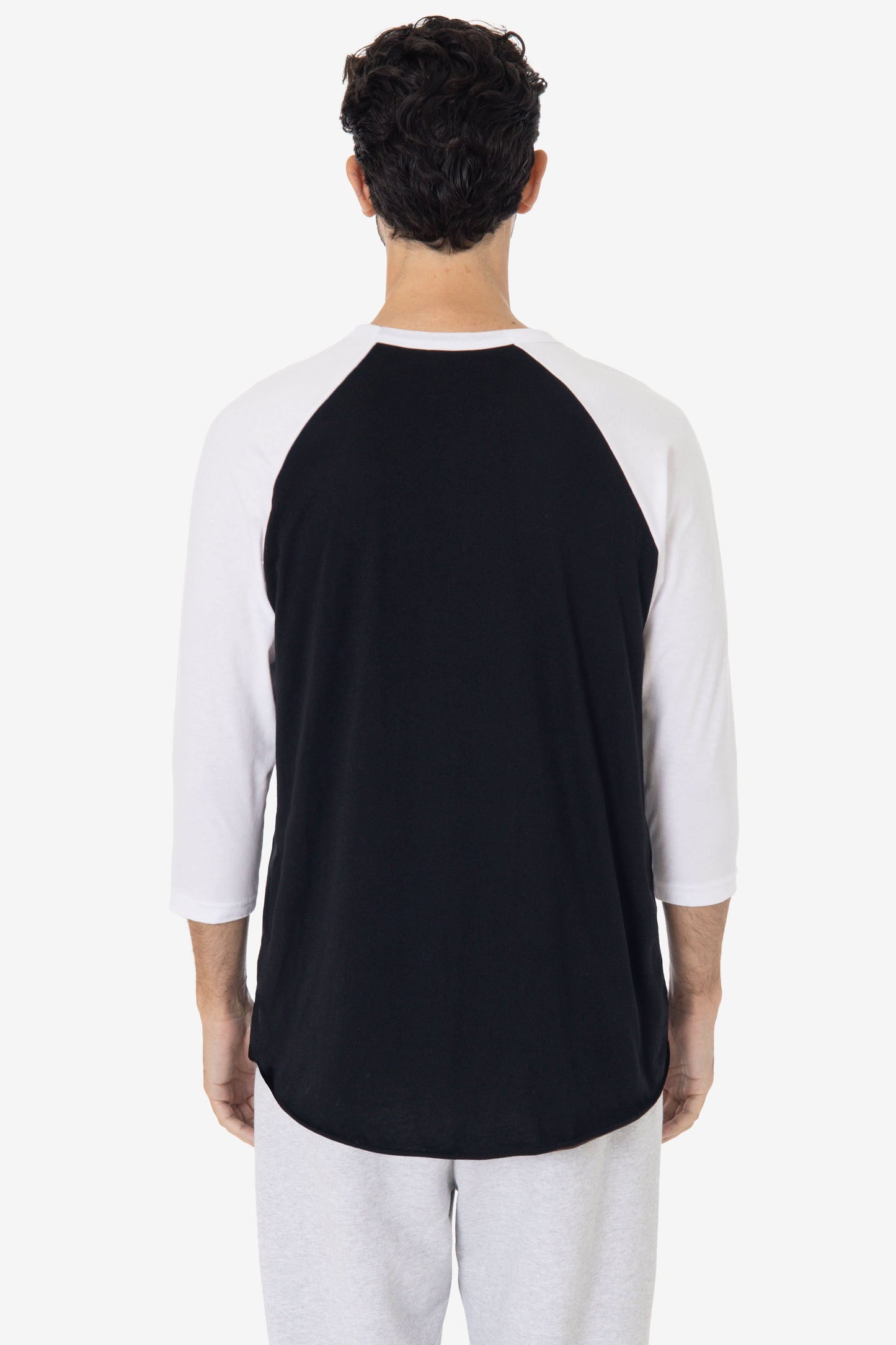 FF53 - 3/4 Sleeve Poly Cotton Raglan