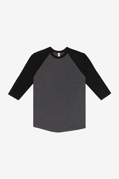 FF53 - 3/4 Sleeve Poly Cotton Raglan