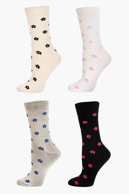 FLWRSOCK-4PK - Flower Sock 4 Pack