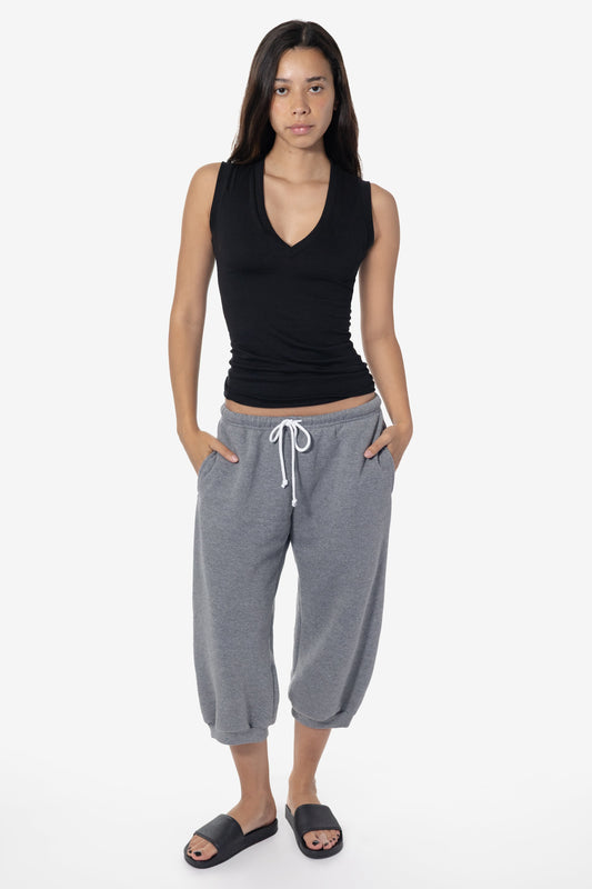 FLXTR346 - Tri-Blend Fleece Cropped Sweatpant