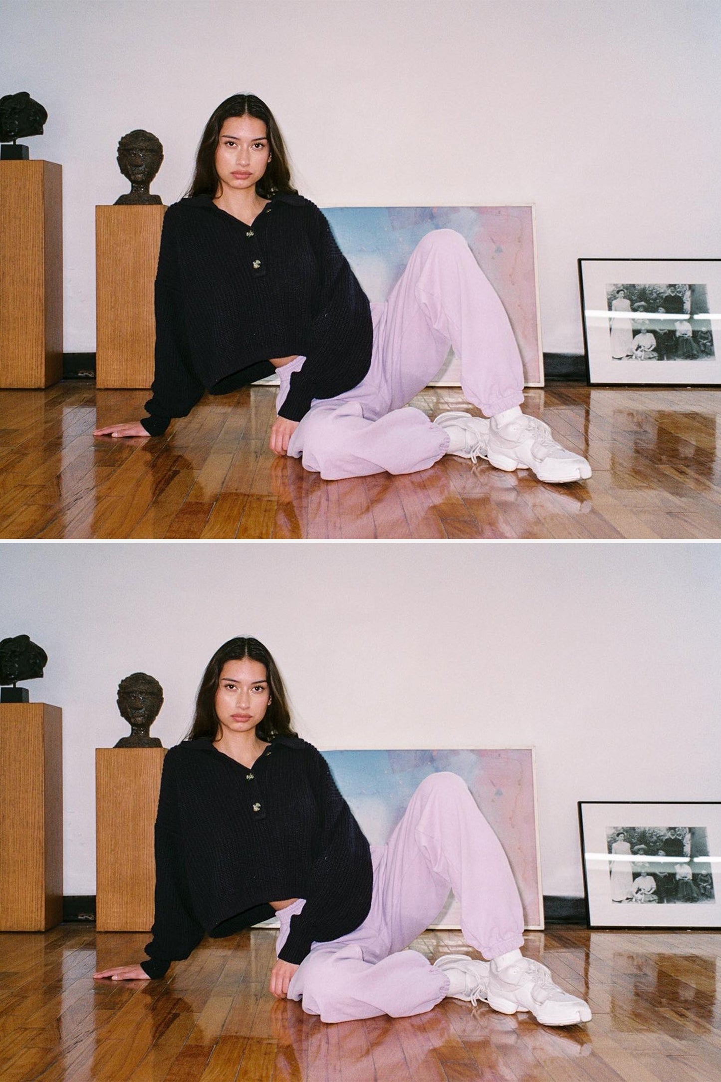 FM30GD - Fisherman Cropped Polo Pullover