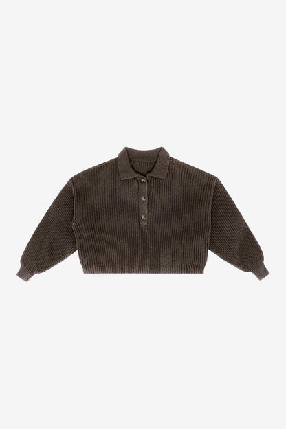 FM30GD - Fisherman Cropped Polo Pullover