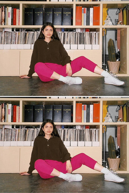 FM30GD - Fisherman Cropped Polo Pullover