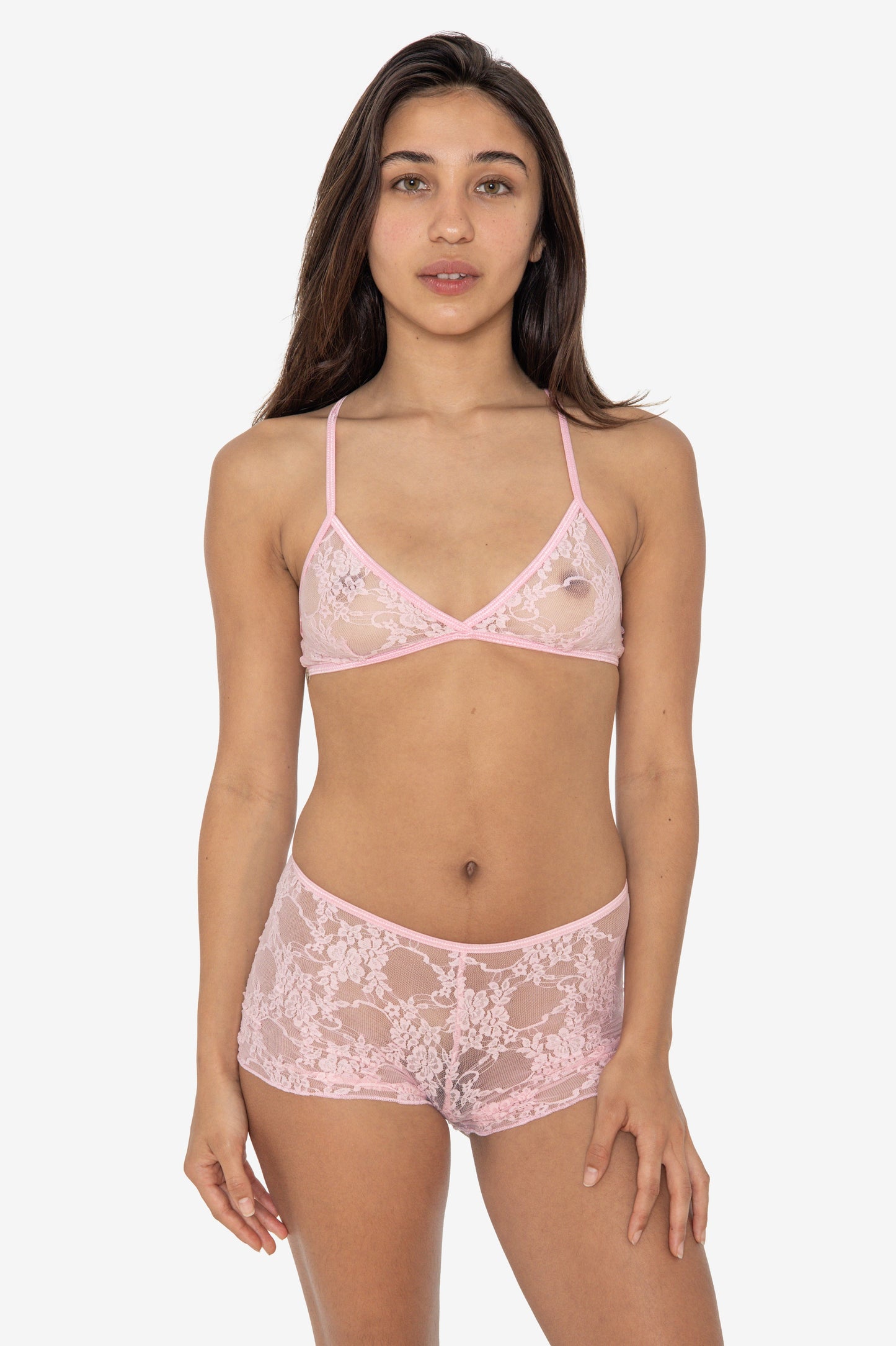 FNS030 - Floral Lace Girly Lounge Short