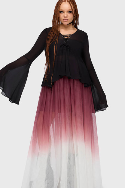 Gaia Adorned Long Sleeve Top