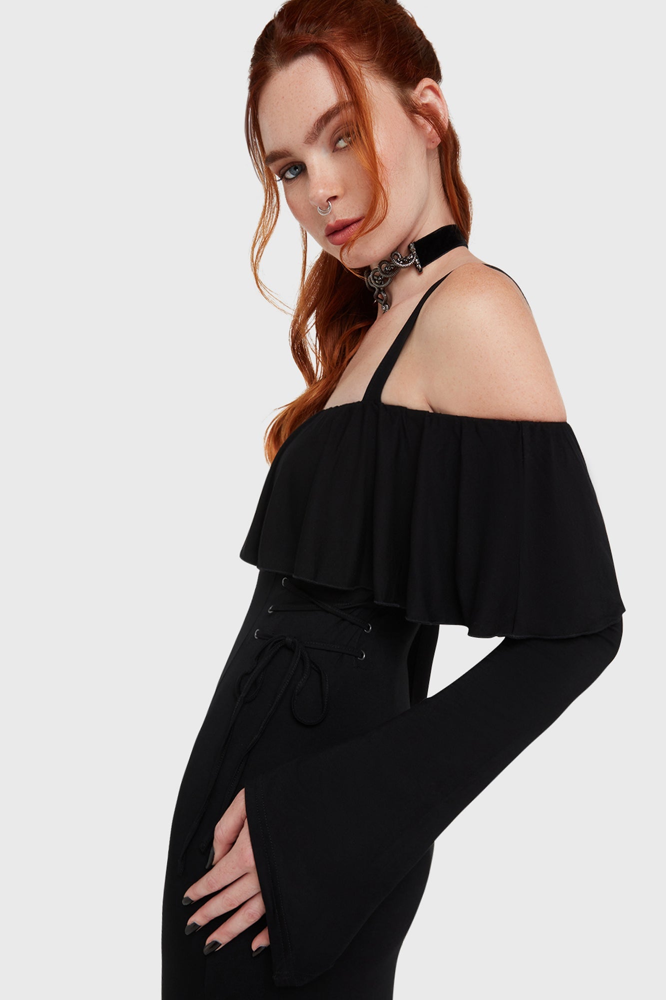 Ghostly Garden Maxi Dress