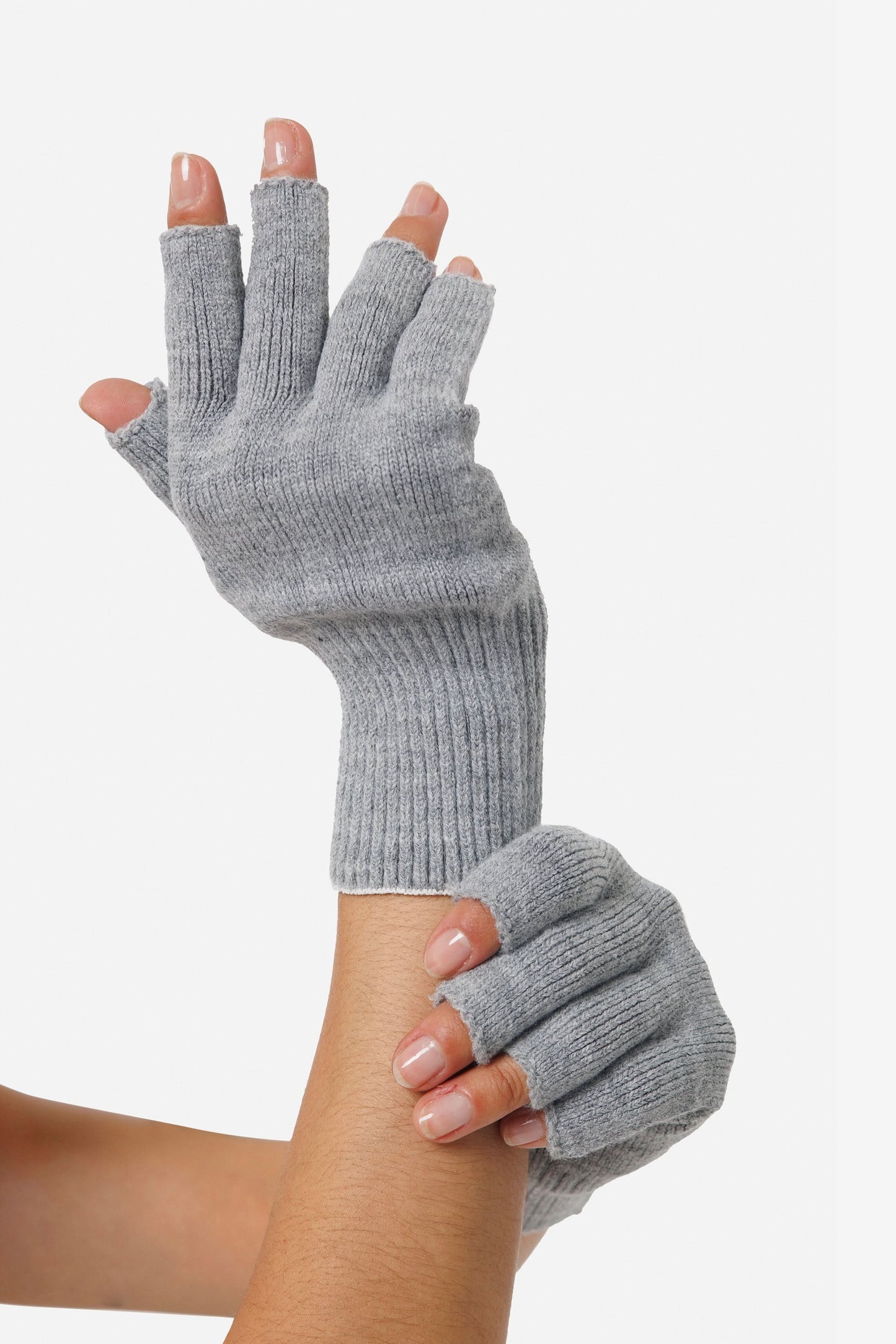 GLOVE03 - Unisex Acrylic Fingerless Gloves