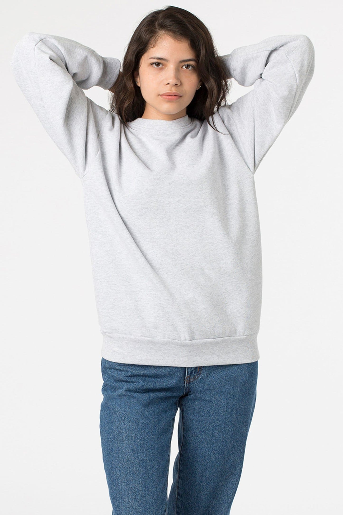 HF07 - Heavy Fleece Crewneck Sweatshirt (Piece Dye)