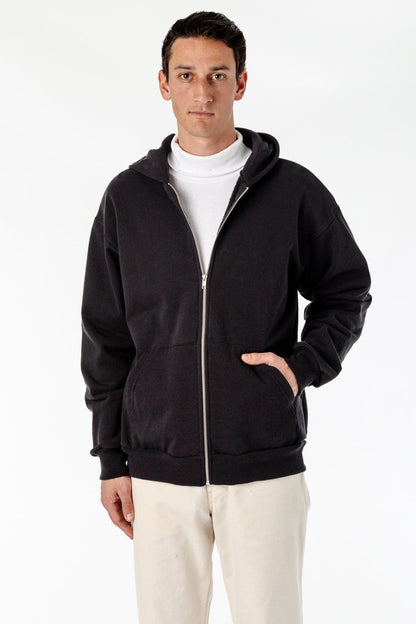 HF10 - Heavy Fleece Zip-Up Hoodie (Piece Dye)