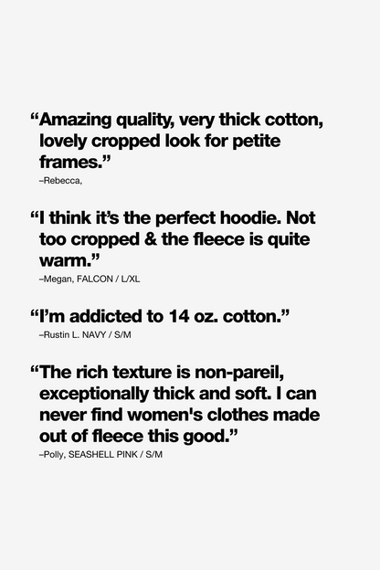 HF16 - Heavy Fleece Cropped Zip-Up Hoodie (Piece Dye)