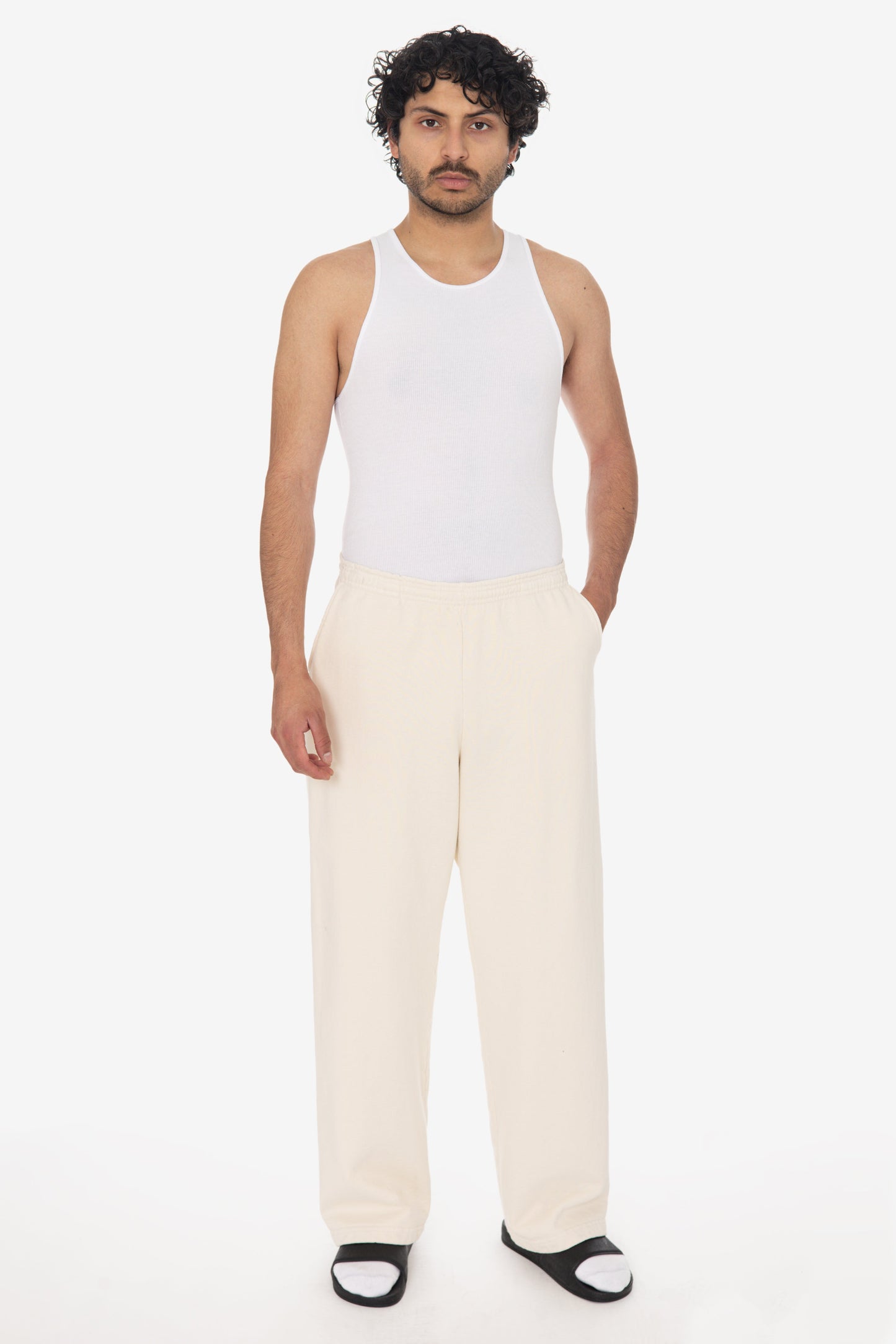 HF05 - Heavy Fleece Wide Leg Sweatpants (Garment Dye)