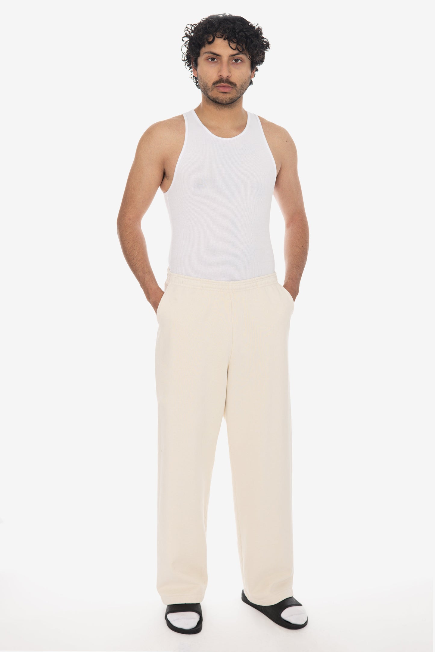 HF05 - Heavy Fleece Wide Leg Sweatpants (Garment Dye)