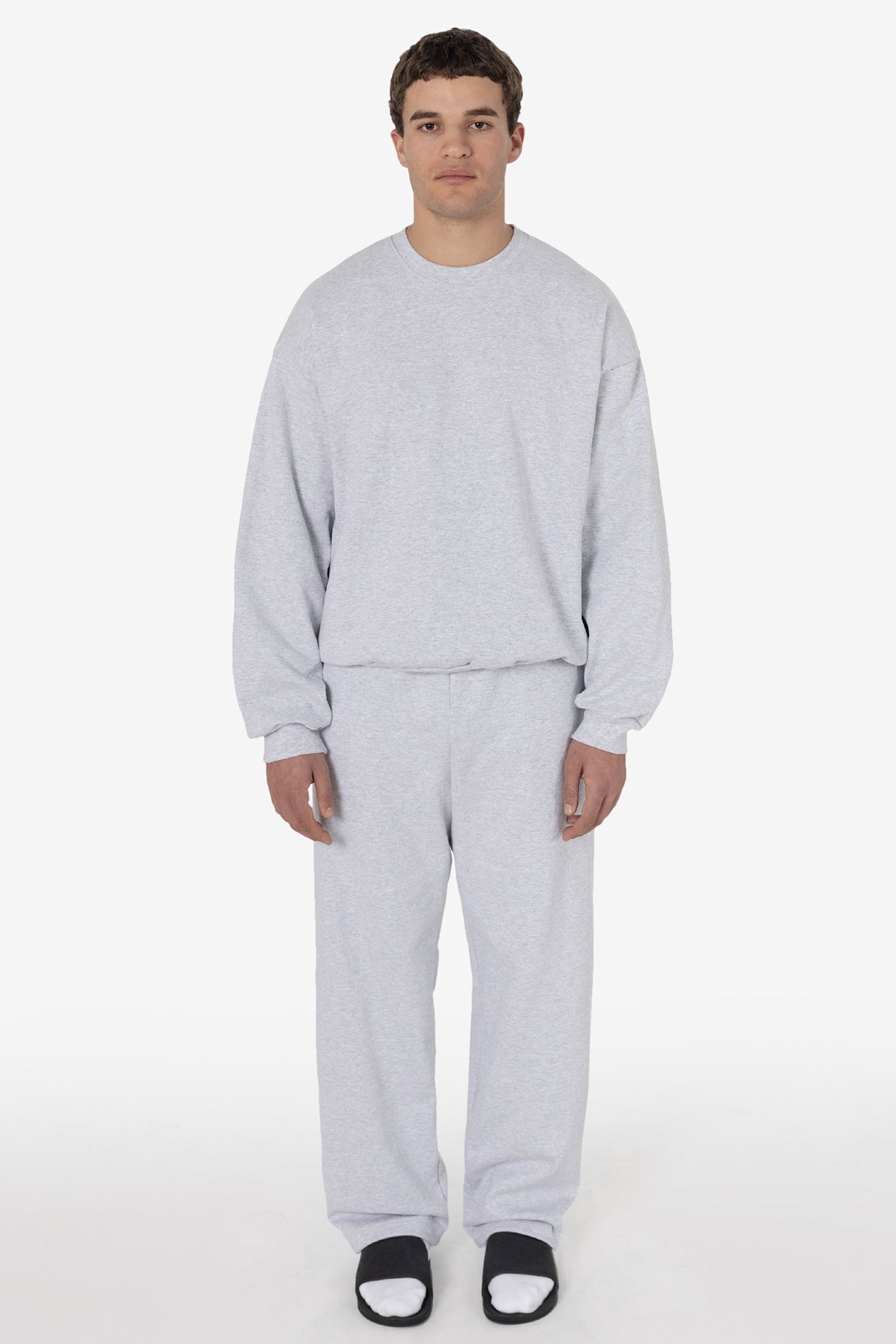 HF05 - Heavy Fleece Wide Leg Sweatpants (Piece Dye)