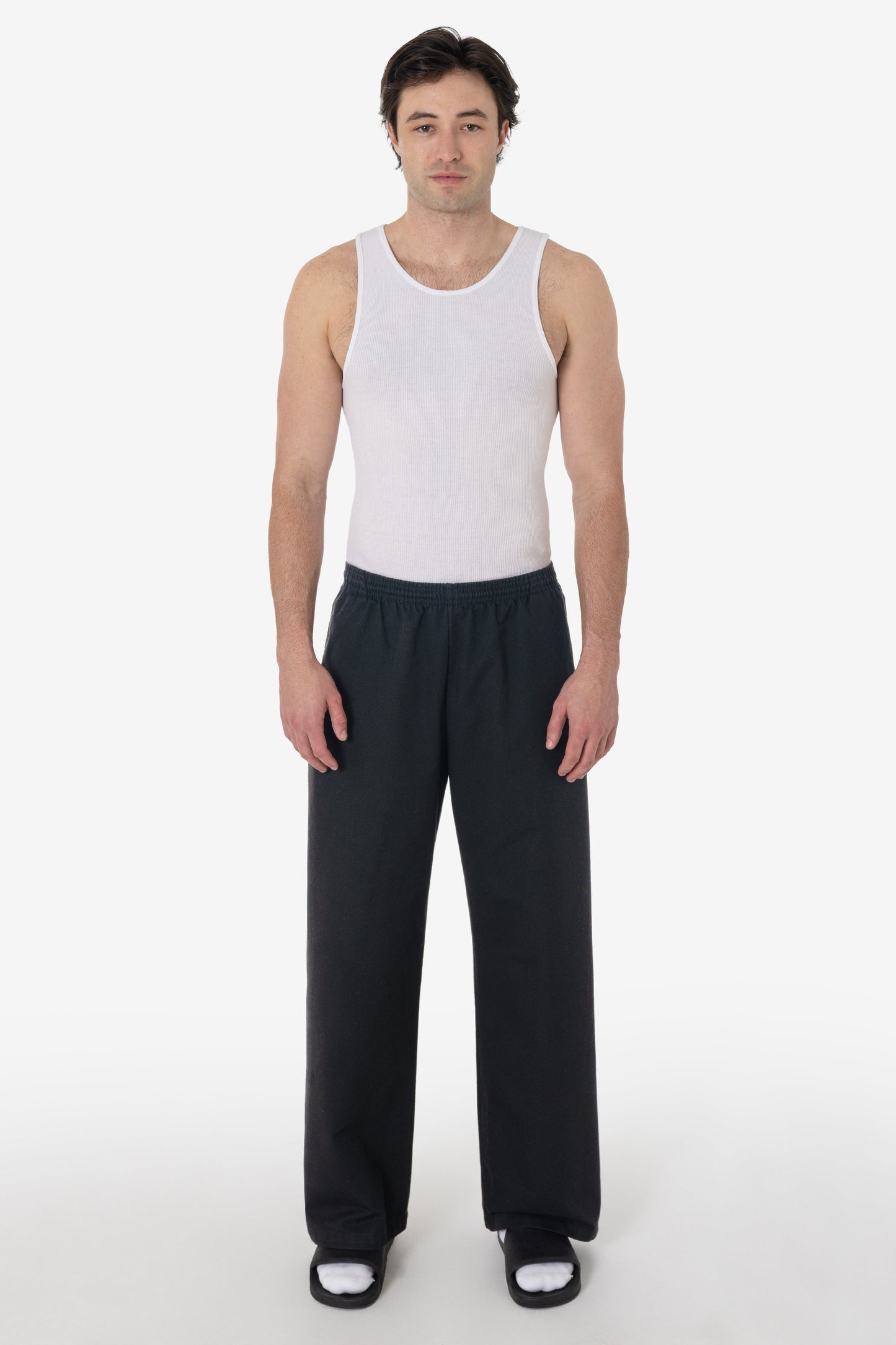 HF05 - Heavy Fleece Wide Leg Sweatpants (Piece Dye)