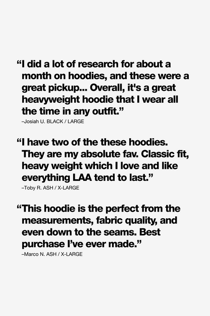 HF09 - Heavy Fleece Hoodie (Piece Dye)