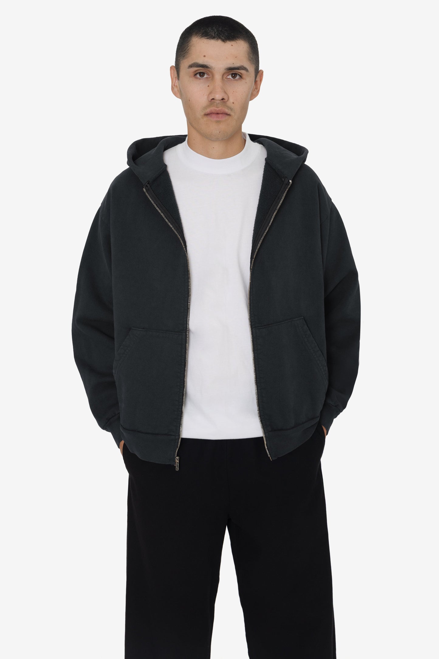 HF10 - Heavy Fleece Zip-Up Hoodie (Garment Dye)
