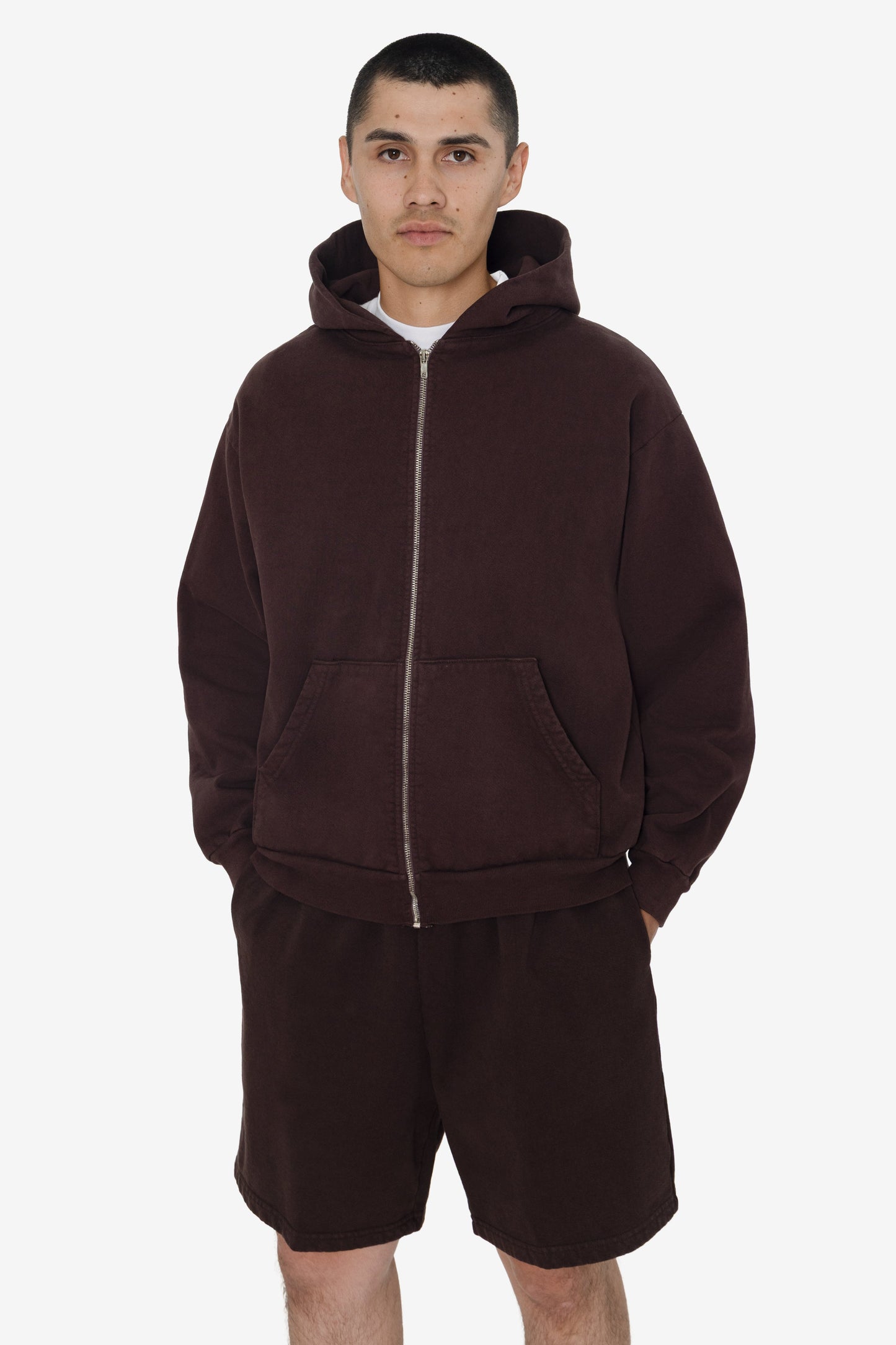 HF10 - Heavy Fleece Zip-Up Hoodie (Garment Dye)