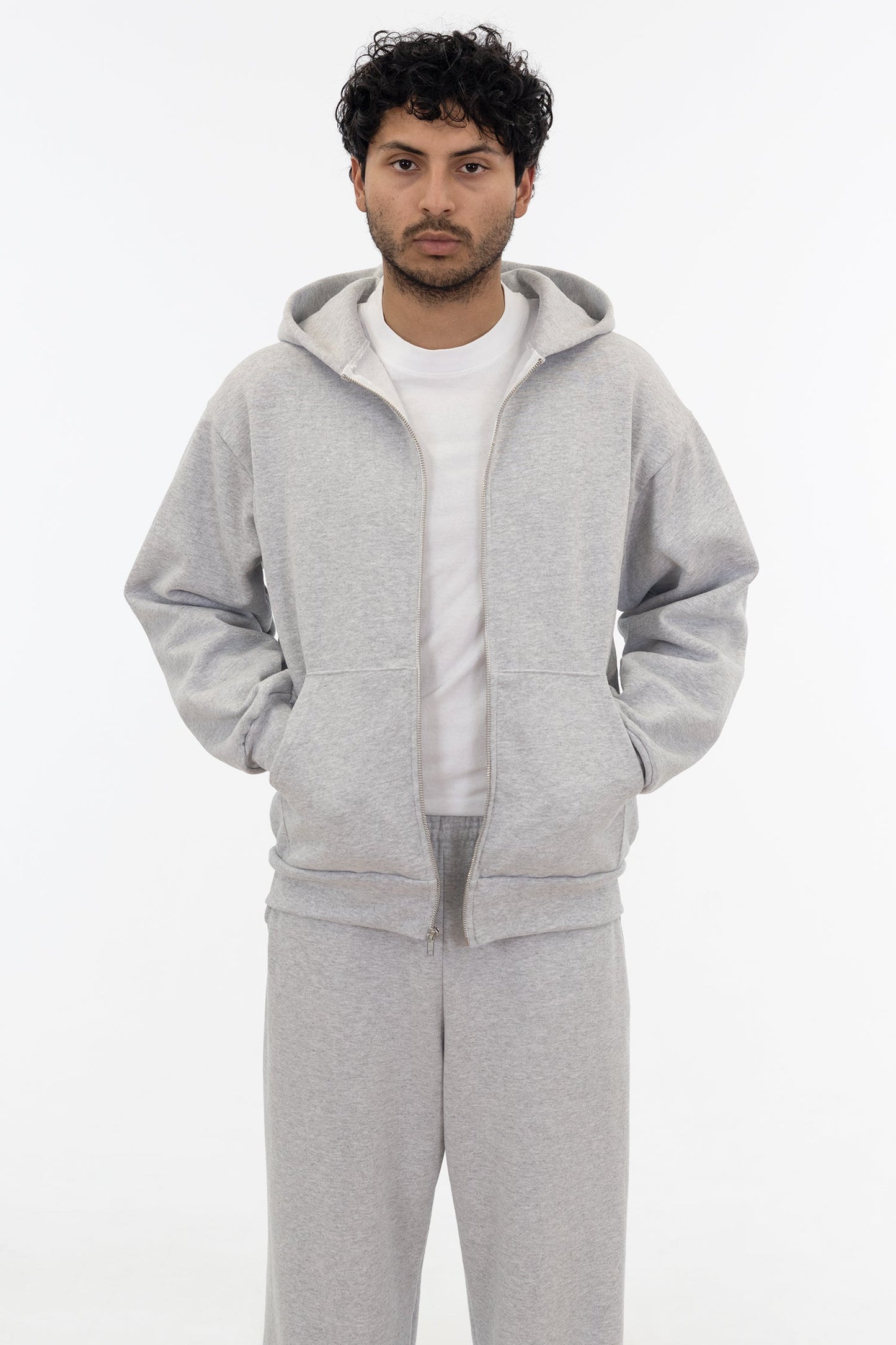 HF10 - Heavy Fleece Zip-Up Hoodie (Piece Dye)