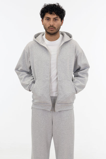 HF10 - Heavy Fleece Zip-Up Hoodie (Piece Dye)
