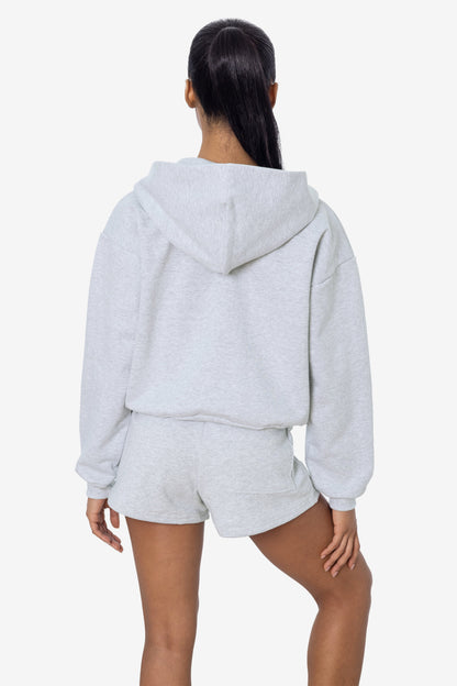 HF16 - Heavy Fleece Cropped Zip-Up Hoodie (Garment Dye)