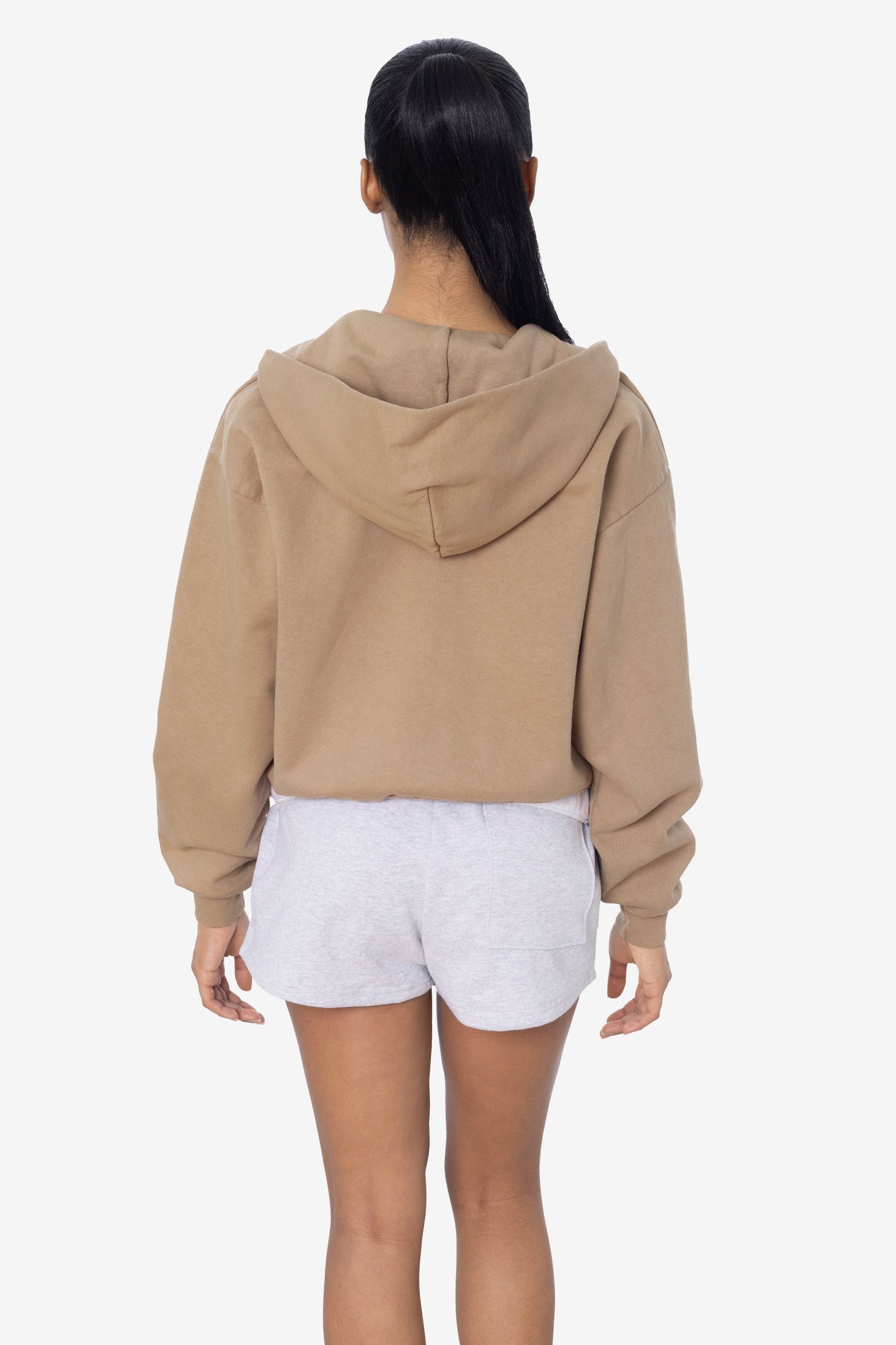 HF16 - Heavy Fleece Cropped Zip-Up Hoodie (Garment Dye)