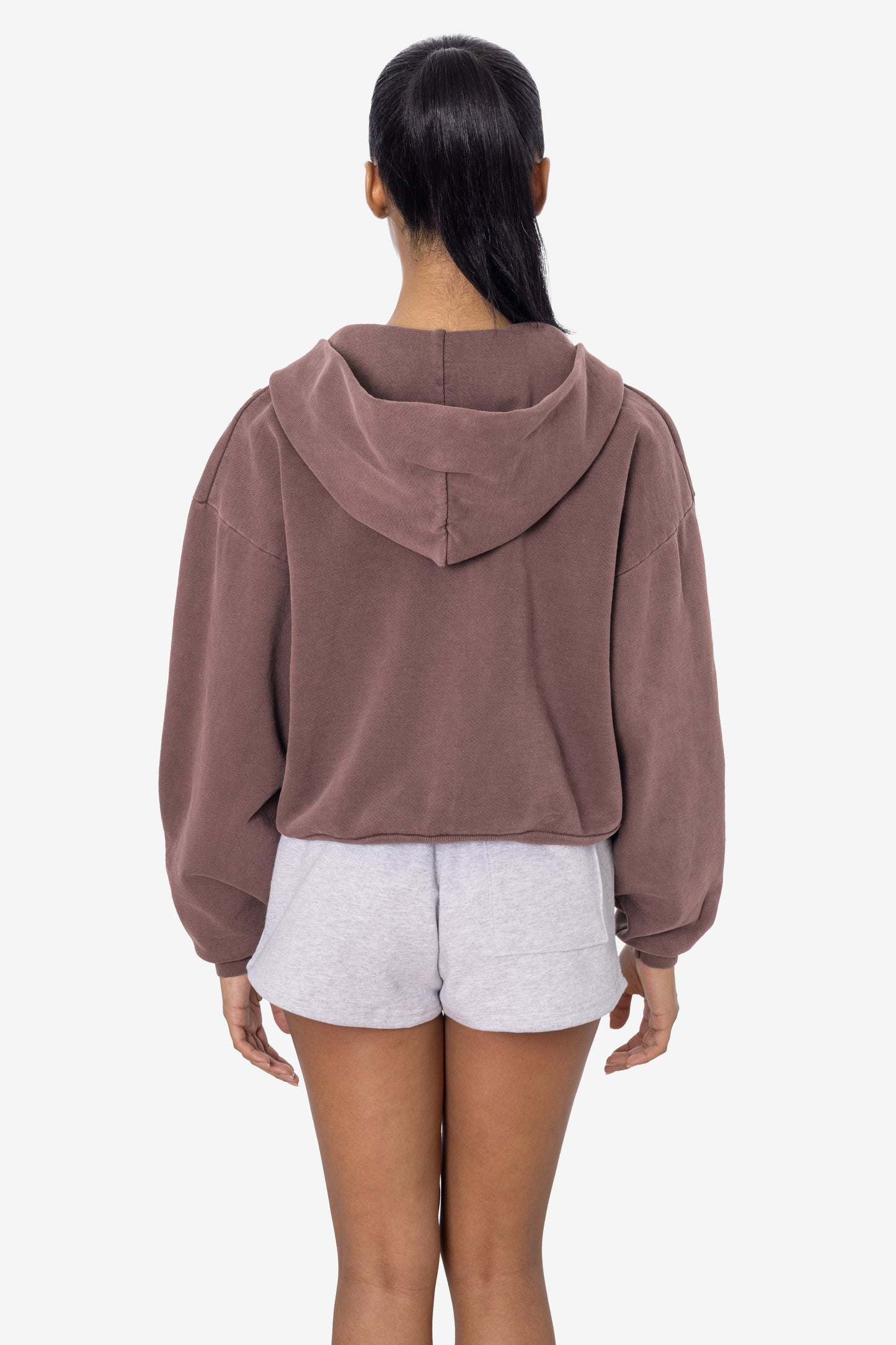 HF16 - Heavy Fleece Cropped Zip-Up Hoodie (Garment Dye)