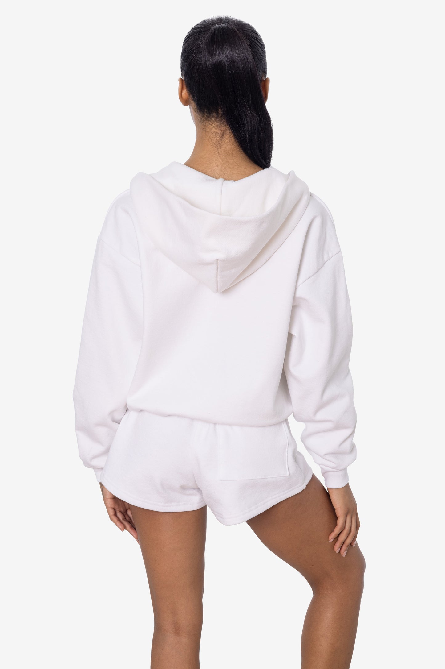 HF16 - Heavy Fleece Cropped Zip-Up Hoodie (Garment Dye)